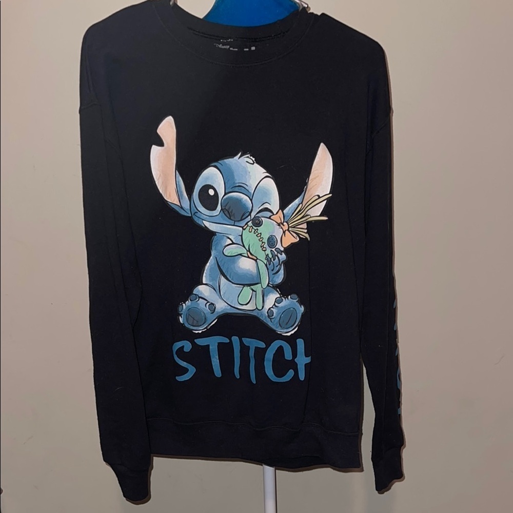 Disney Black Stitch Sweatshirt